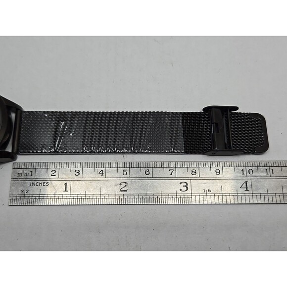 Dita Joker Smile Face Watch Black Mesh Band 42mm Quartz New Battery Mens - Picture 8 of 10